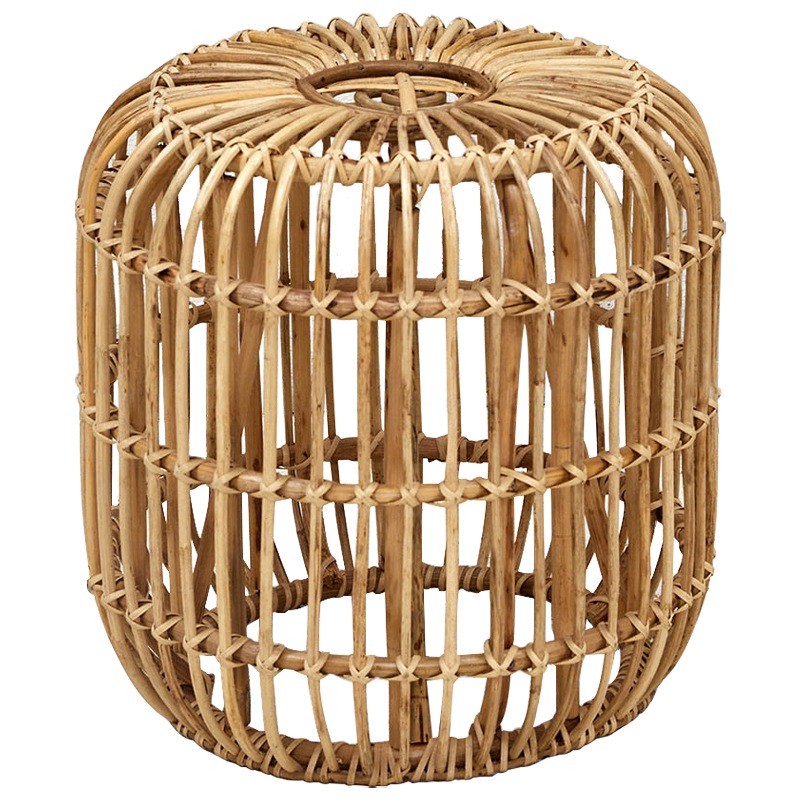 Плетеный приставной столик Wicker Side Table Древесина в Воронеже | Loft Concept 