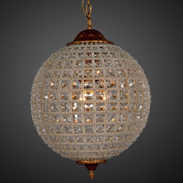 Люстра RH 19th c. Casbah Crystal Pendant 45 Темная бронза винтаж в Воронеже | Loft Concept 