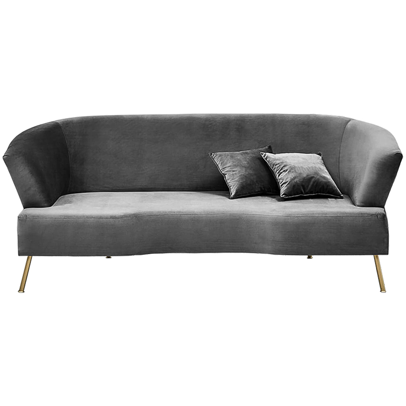 Диван Isis Sofa Gray Серый Золотой в Воронеже | Loft Concept 