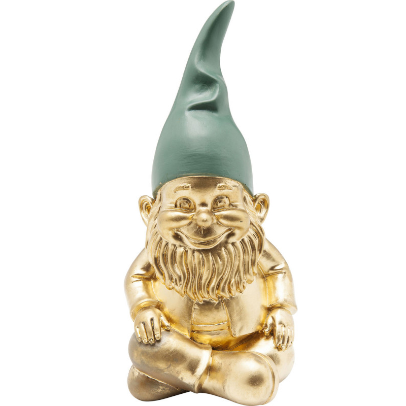 Статуэтка Golden Sitting Gnome Золотой в Воронеже | Loft Concept 