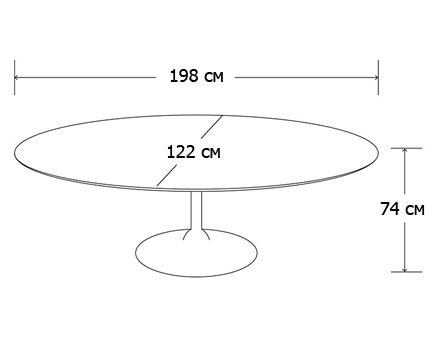 Стол Oval Tulip в Воронеже