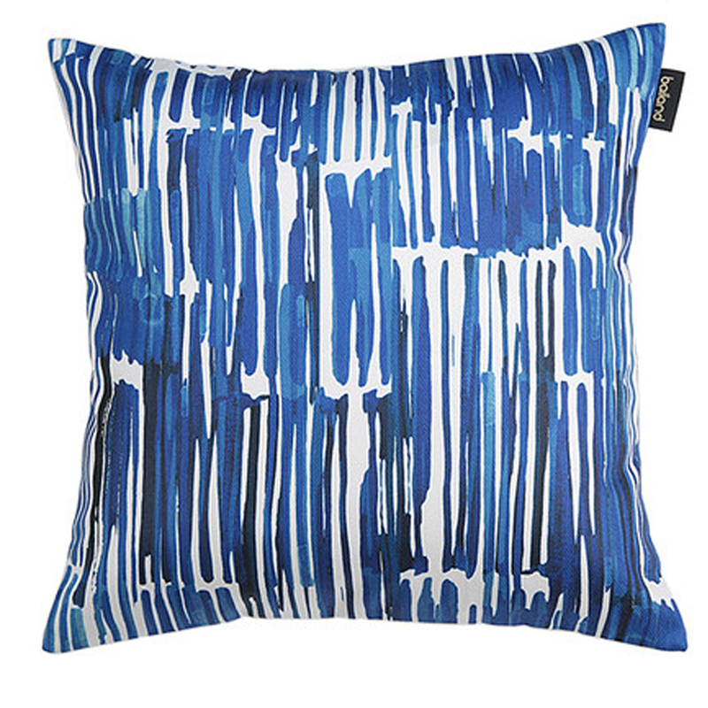 Подушка Pillow Indigo blue Синий Белый в Воронеже | Loft Concept 