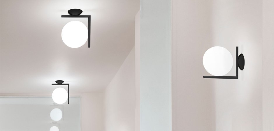 Бра Flos IC Lights C/W Black - Loft-Concept в Воронеже