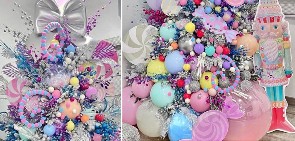 Дизайнерская Елка Премиум с Ярким Розовым Декором Christmas Tree Fun Game Дизайнерская Елка Премиум с Ярким Розовым Декором Christmas Tree Fun Game - Loft-Concept в Воронеже