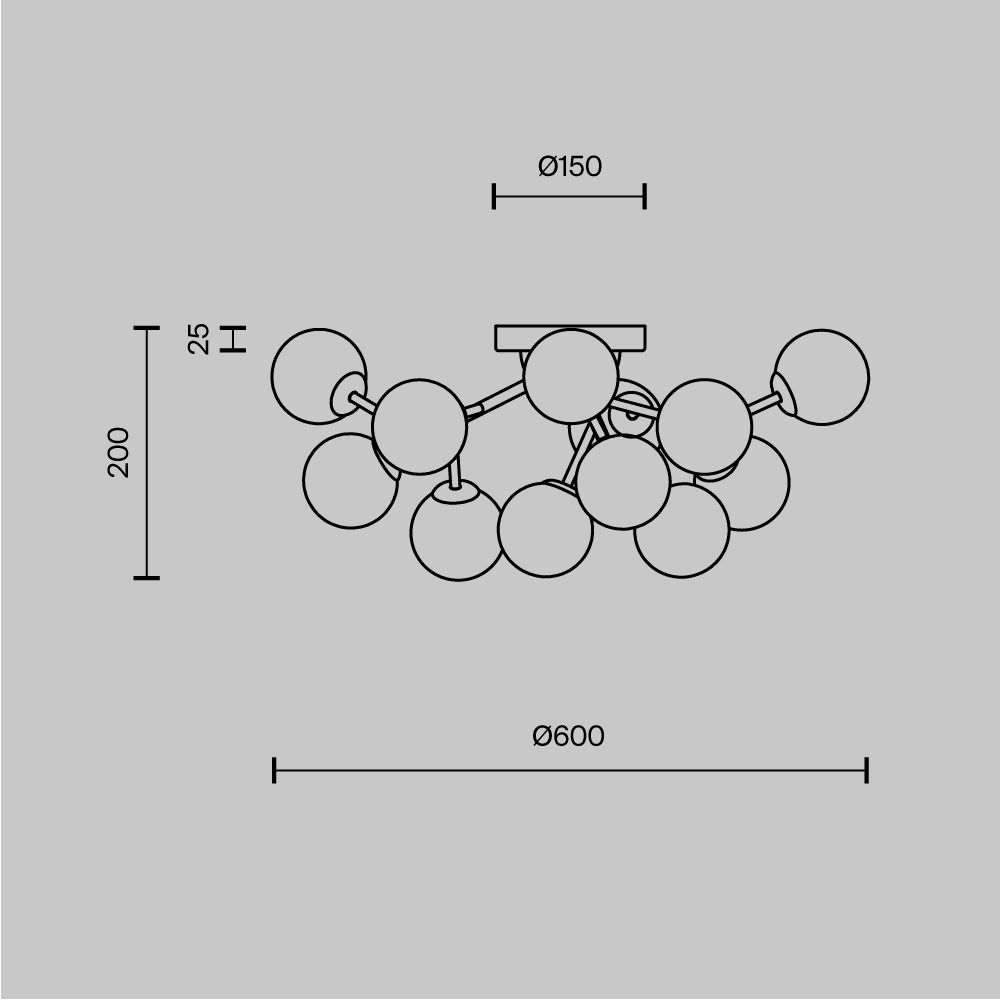 Потолочный светильник Dallas G9 в Воронеже