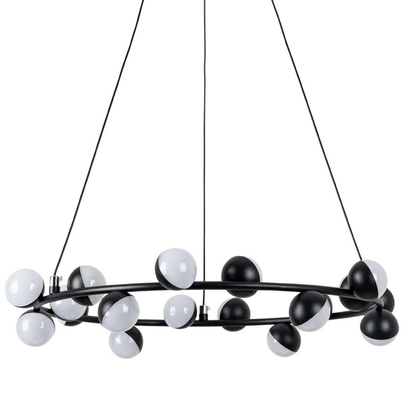 Люстра Vilelme Chandelier black 50 Черный в Воронеже | Loft Concept 