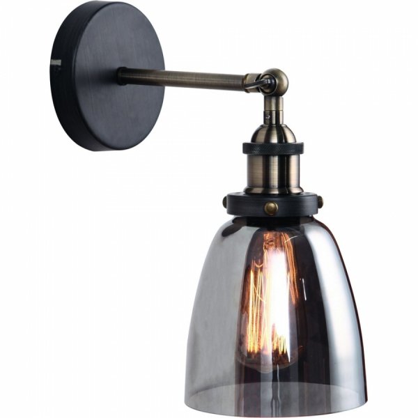 Бра Smoke Glass cloche Wall Lamp  в Воронеже | Loft Concept 