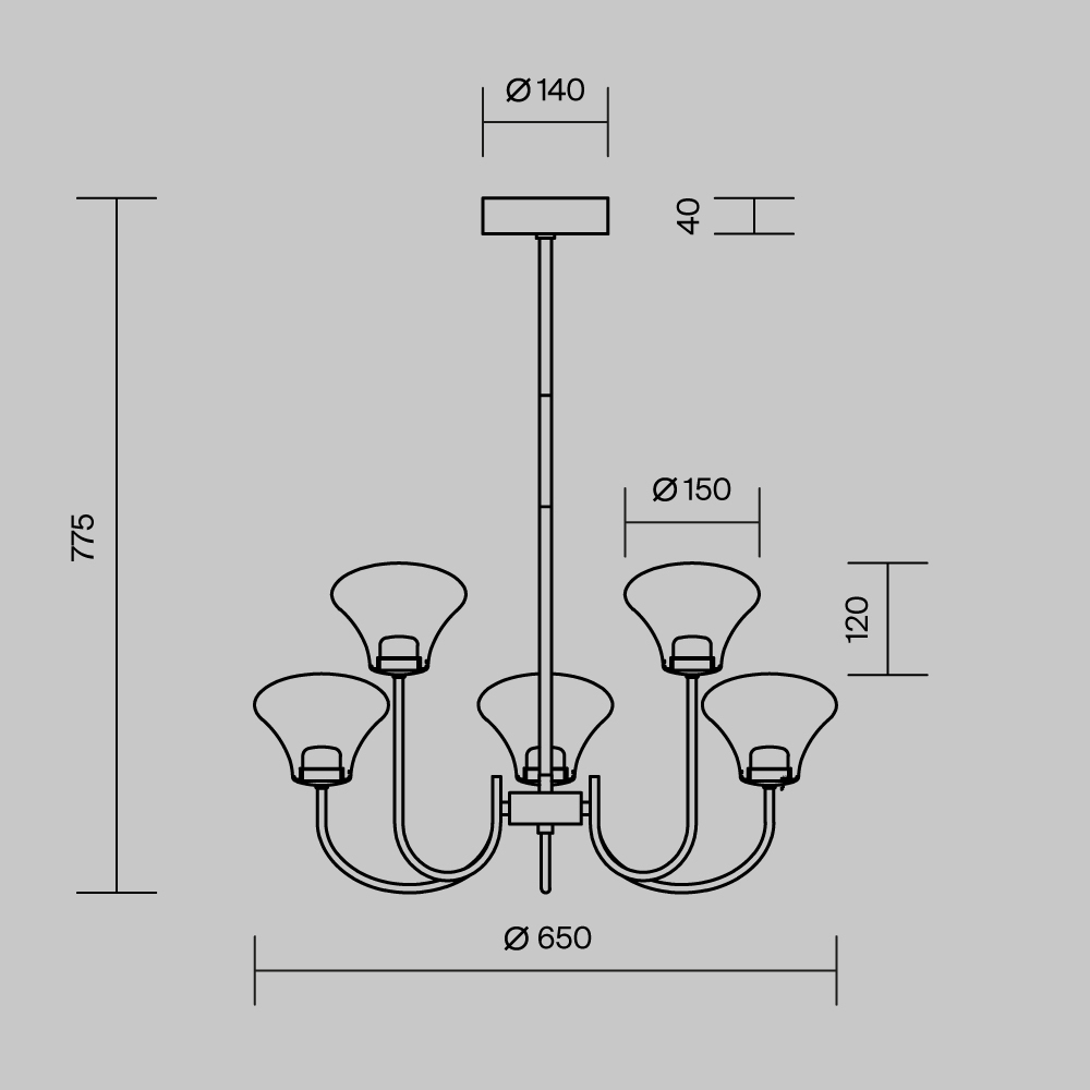 Люстра подвесная Dynasty 3000К в Воронеже