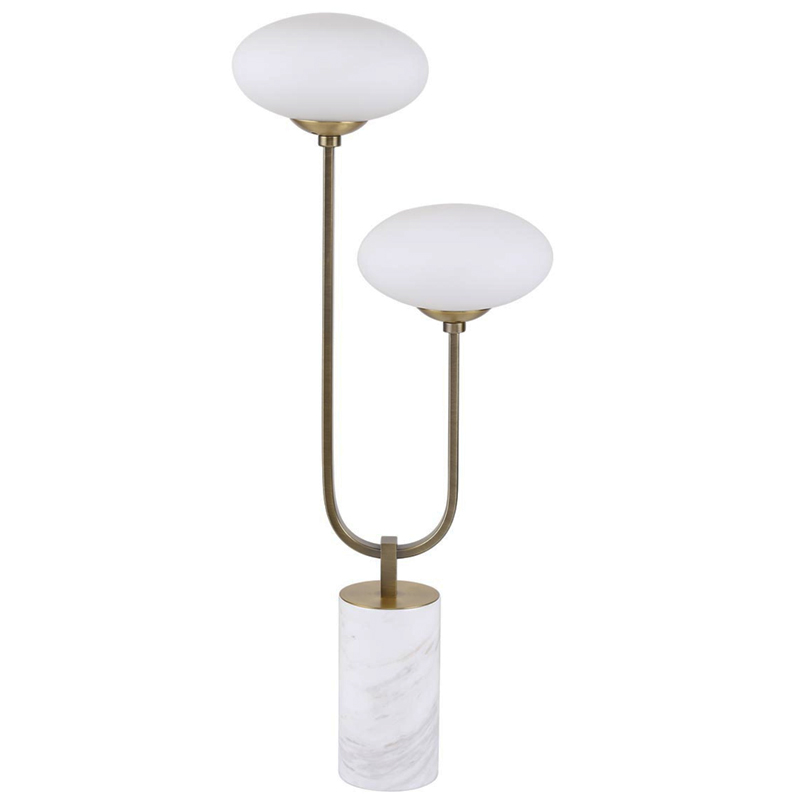 Oval Balls Mushrooms Table Lamp Brass Латунь Прозрачный белый Oval Balls Mushrooms Table Lamp Brass Латунь Прозрачный белый в Воронеже | Loft Concept