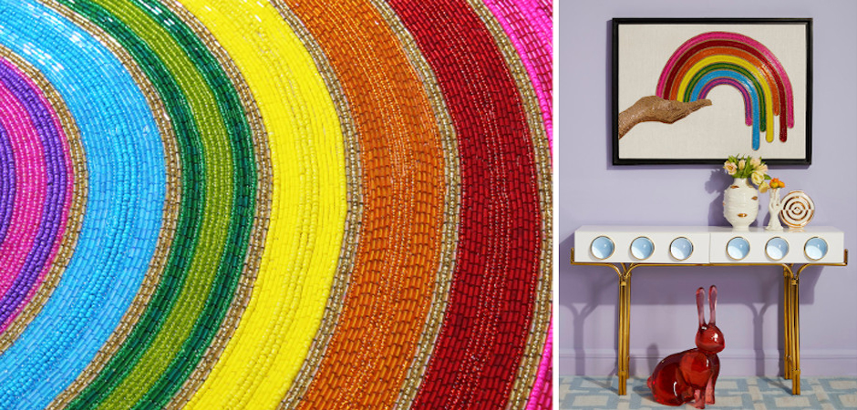 Панно Jonathan Adler RAINBOW BEADED WALL ART Панно Jonathan Adler RAINBOW BEADED WALL ART - Loft-Concept в Воронеже