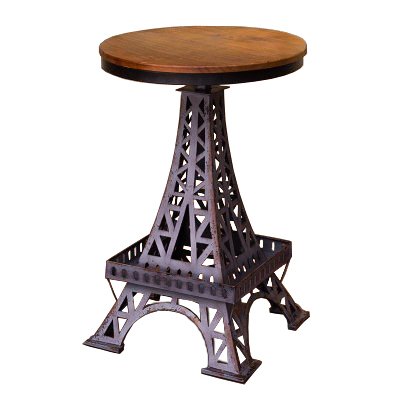 Барный стул Eiffel Tower Bar Stool Коричневый Черный в Воронеже | Loft Concept 