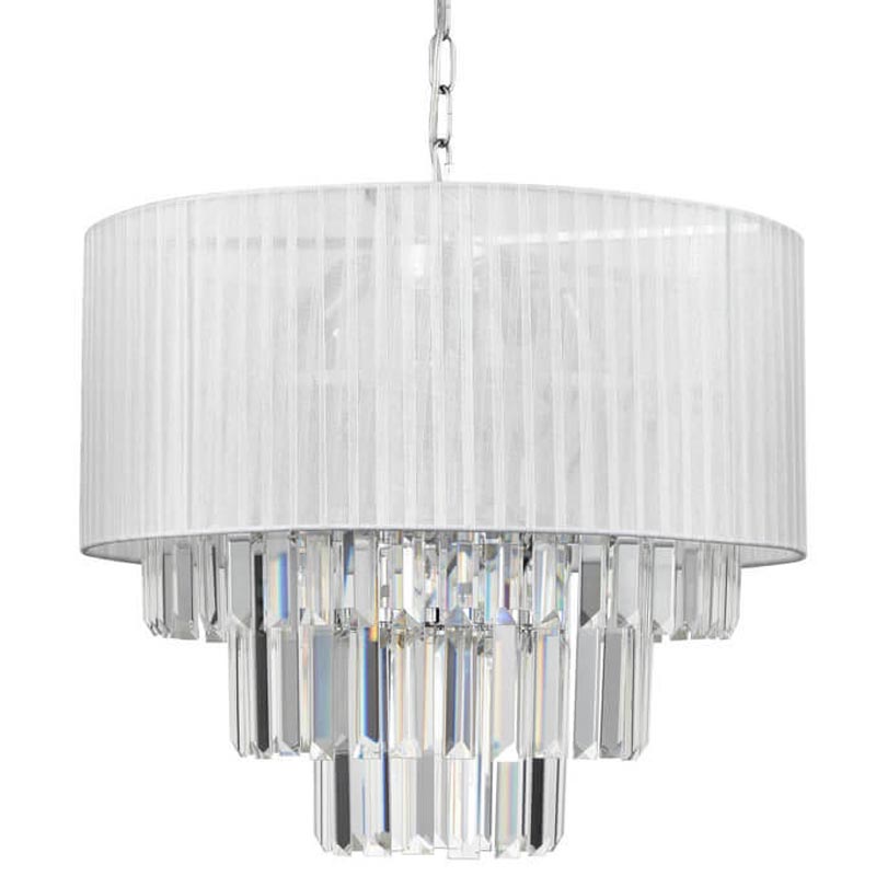 Люстра Laurella Chandelier Прозрачный (Transparent) Хром в Воронеже | Loft Concept 