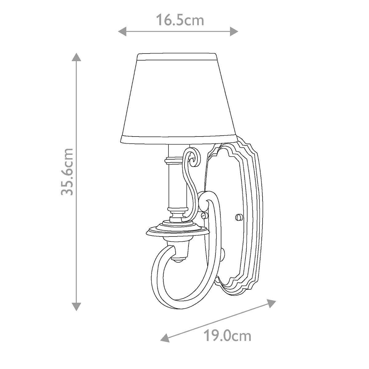Бра бронзового цвета со светло-янтарным абажуром из органзы Hinkley в Воронеже