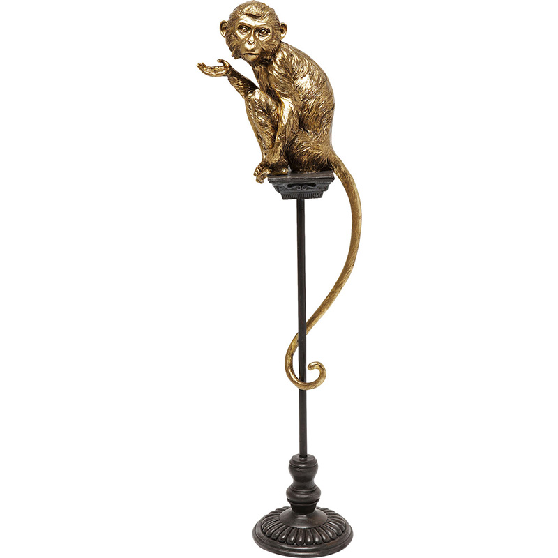 Статуэтка Golden Monkey on a stand Золотой в Воронеже | Loft Concept 