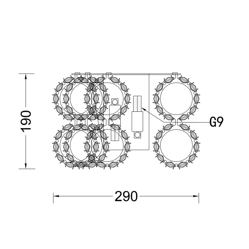 Бра с россыпью хрусталя Perfection of Diamonds Бра с россыпью хрусталя Perfection of Diamonds в Воронеже