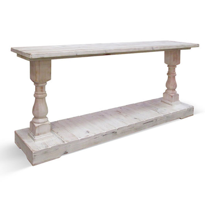 Консоль Oxford Washed Antique White Console Белый в Воронеже | Loft Concept 