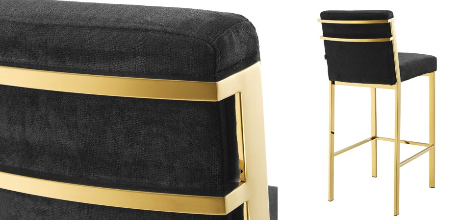 Барный стул Eichholtz Bar Stool Scott Gold Барный стул Eichholtz Bar Stool Scott Gold - Loft-Concept в Воронеже