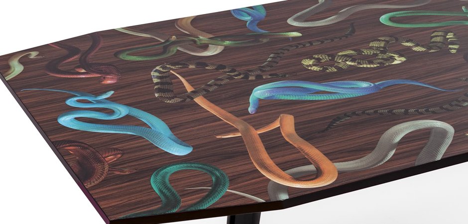 Обеденный стол Seletti Table Snakes On Wood Обеденный стол Seletti Table Snakes On Wood - Loft-Concept в Воронеже