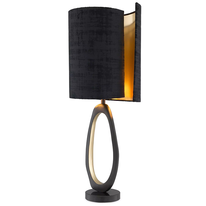 Настольная лампа Eichholtz Table Lamp Kilian Черный Латунь в Воронеже | Loft Concept 