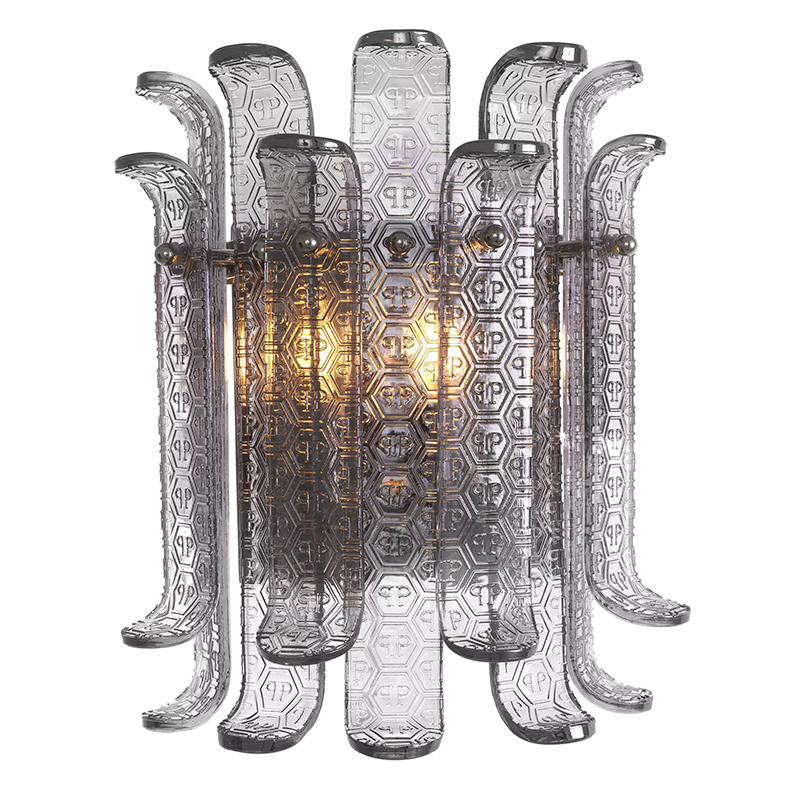 Бра Philipp Plein Wall Lamp Rodeo Drive Серый в Воронеже | Loft Concept 