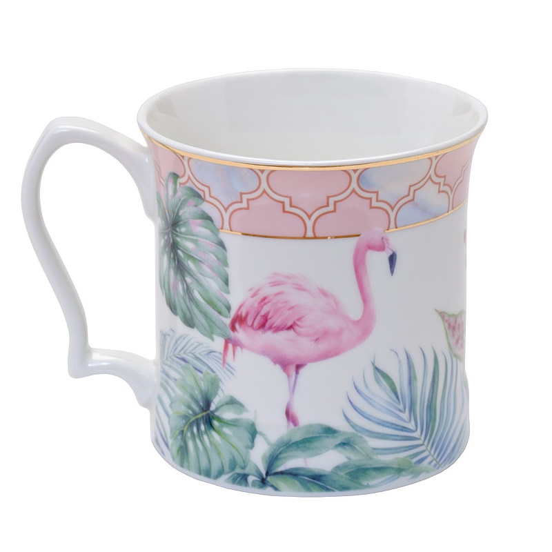 Кружка NATURE Pattern Flamingo Мульти в Воронеже | Loft Concept 