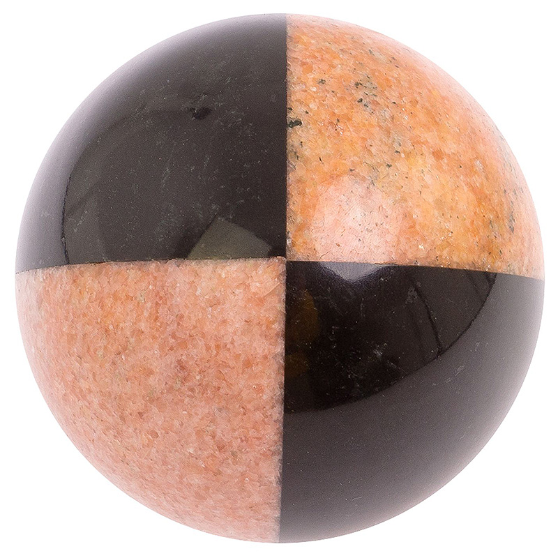 Шар декоративный из натуральных камней Розовый и Черный Мрамор Natural Stone Spheres Розовый Черный Мрамор Nero Шар декоративный из натуральных камней Розовый и Черный Мрамор Natural Stone Spheres Розовый Черный Мрамор Nero в Воронеже | Loft Concept