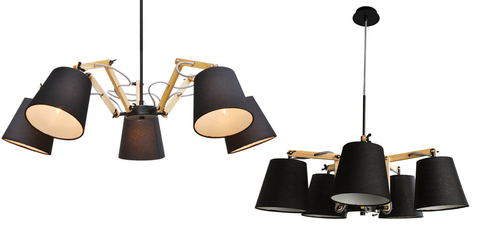 Люстра Woodland Pendant 5 Black Люстра Woodland Pendant 5 Black - Loft-Concept в Воронеже