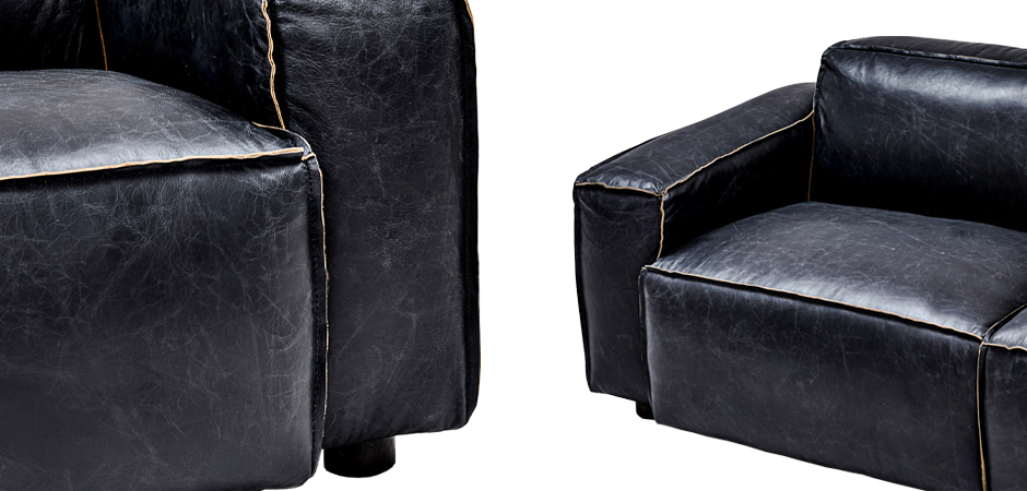 Диван Osorio Leather Sofa - фото №1