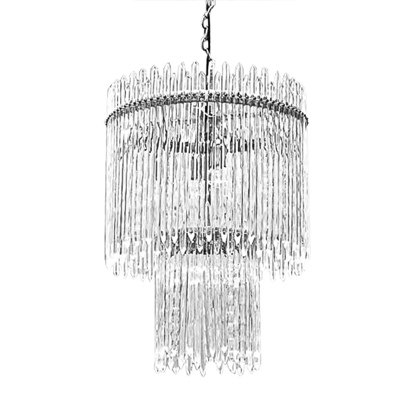 Люстра Icicles Chandeliers Хром Прозрачный в Воронеже | Loft Concept 