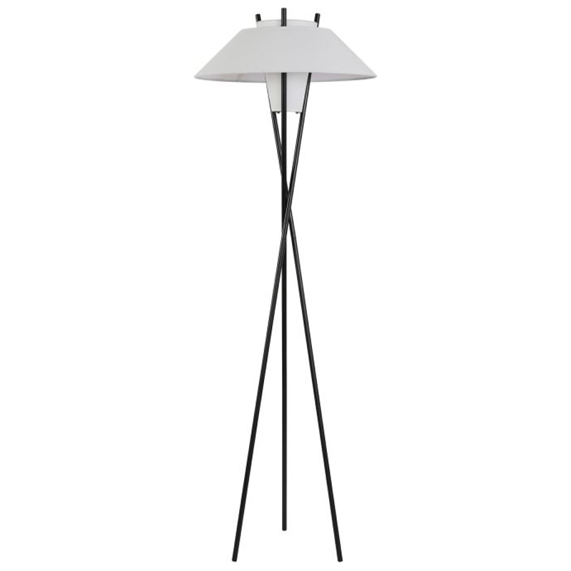 Торшер Chaney Floor Lamp Белый Черный в Воронеже | Loft Concept 