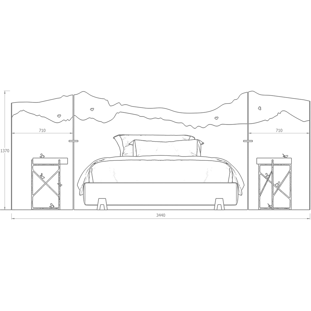 Кровать Okinawa в Воронеже