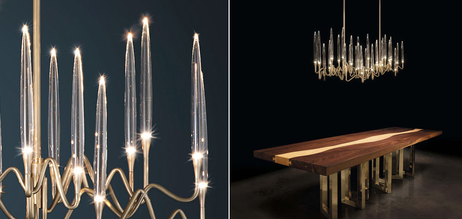 Люстра Chandelier Brass and Crystals Люстра Chandelier Brass and Crystals - Loft-Concept в Воронеже