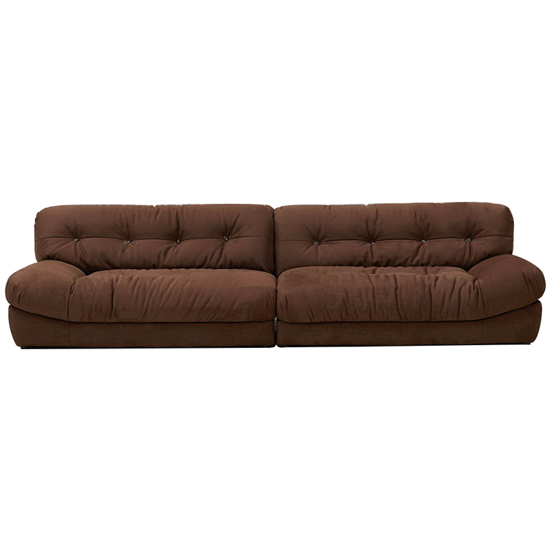 Диван коричневый Harlan Sofa Brown Коричневый в Воронеже | Loft Concept 