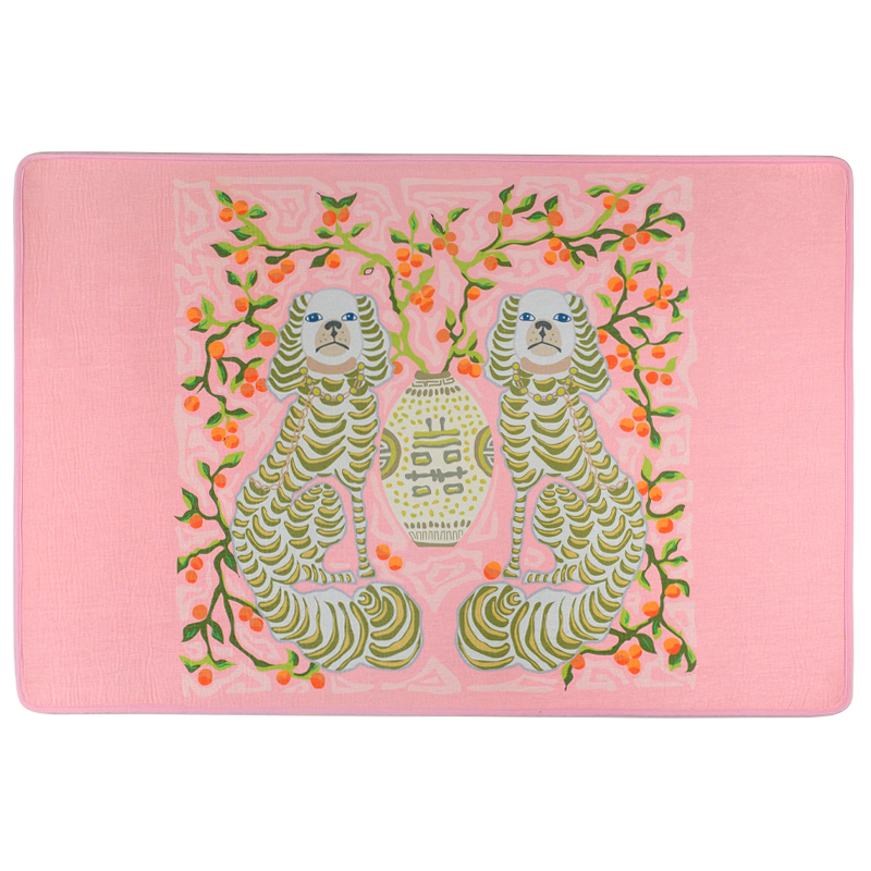 Ковер Two Dogs Rug pink Розовый Мульти в Воронеже | Loft Concept 