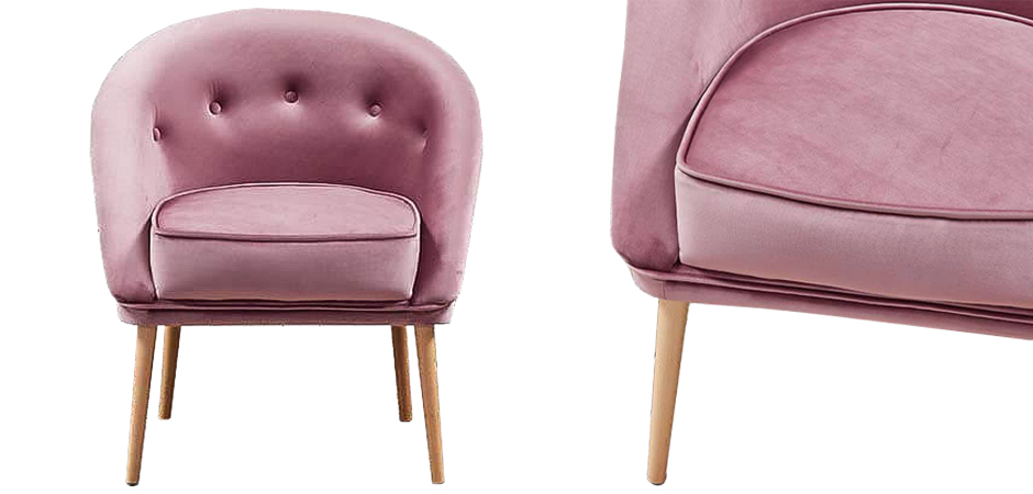 Кресло Gwyn Chair pink Кресло Gwyn Chair pink - Loft-Concept в Воронеже