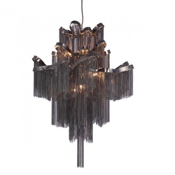 Люстра Ava Chain Atlantis Chandelier Black Черный в Воронеже | Loft Concept 