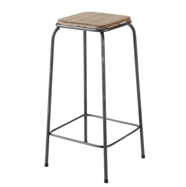 Барный стул Industrial Metal Rust Kraft Barstool Коричневый Сталь в Воронеже | Loft Concept 