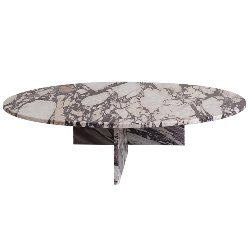 Кофейный стол Enzo Marble Coffee table Серый Бежево-серый Коричневый в Воронеже | Loft Concept 