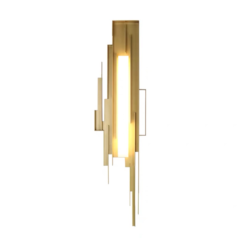 Бра Flowing Metal Sconce Золотой в Воронеже | Loft Concept 