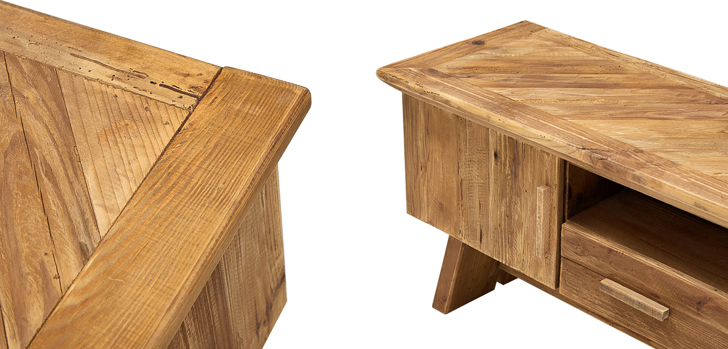 Деревянная TV-тумба Mack Wood TV Stand - фото