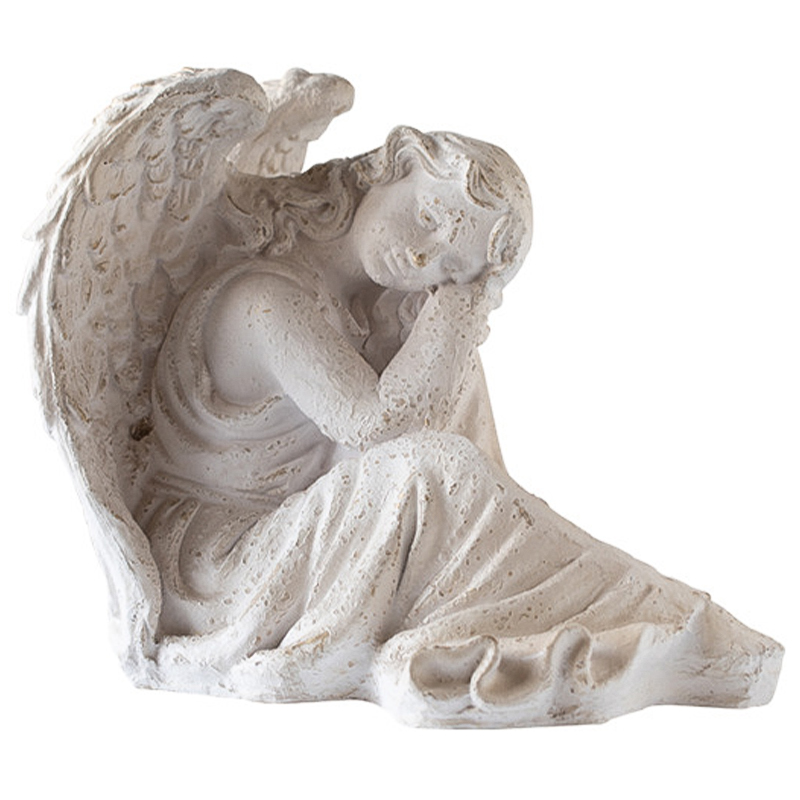 Статуэтка Angel Sitting Provence Statuette Белый в Воронеже | Loft Concept 