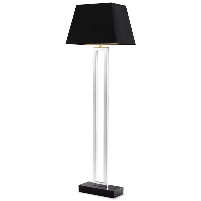 Торшер Eichholtz Floor Lamp Arlington Черный Никель в Воронеже | Loft Concept 