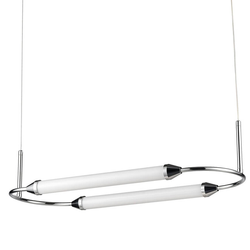 Подвесной светильник Giopato & Coombes CIRQUE Pendant Ellipse Horizontal Chrome Хром в Воронеже | Loft Concept 