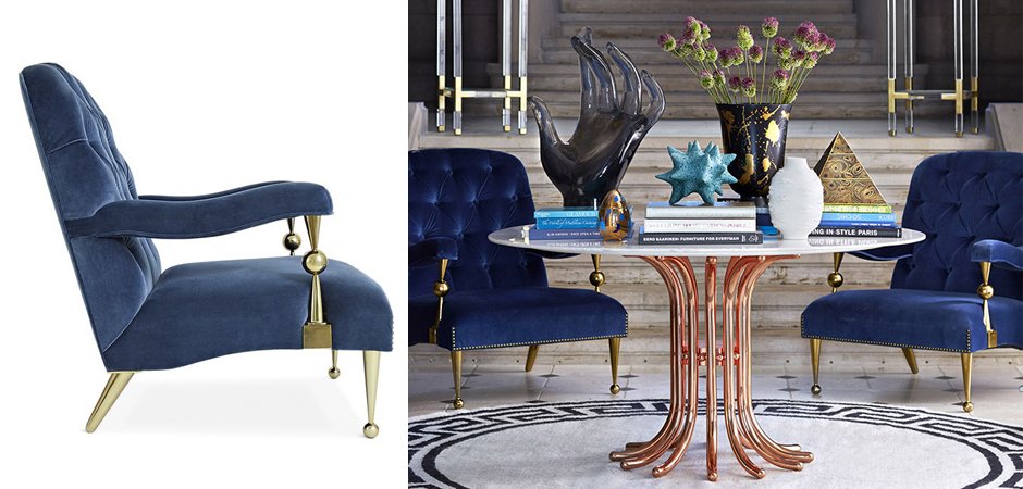 Кресло Jonathan Adler Caracas Chair Кресло Jonathan Adler Caracas Chair - Loft-Concept в Воронеже