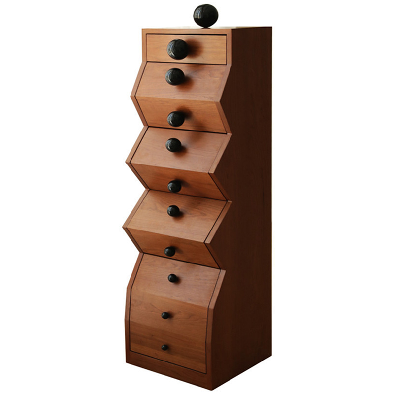 Комод Garton Wooden Forms Chest Of Drawers Коричневый Черный в Воронеже | Loft Concept 