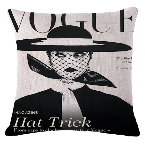 Декоративная подушка VOGUE II Черно-белый Декоративная подушка VOGUE II Черно-белый в Воронеже | Loft Concept