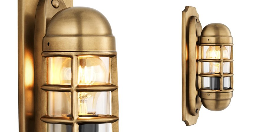 Бра Eichholtz Wall Lamp Le Caprice Brass - Loft-Concept в Воронеже