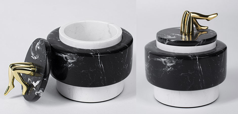 Шкатулка Kelly Wearstler SMALL MELANGE JAR Шкатулка Kelly Wearstler SMALL MELANGE JAR - Loft-Concept в Воронеже