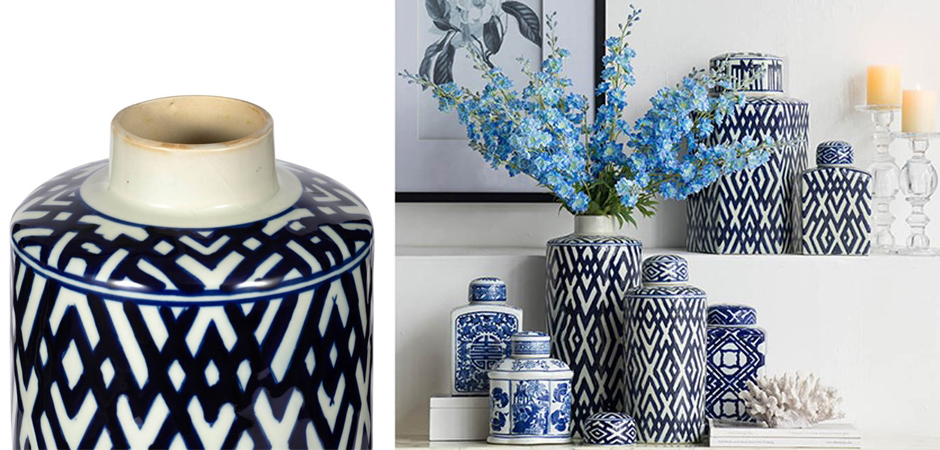 Ваза с крышкой Geometric Pattern Ваза с крышкой Geometric Pattern - Loft-Concept в Воронеже