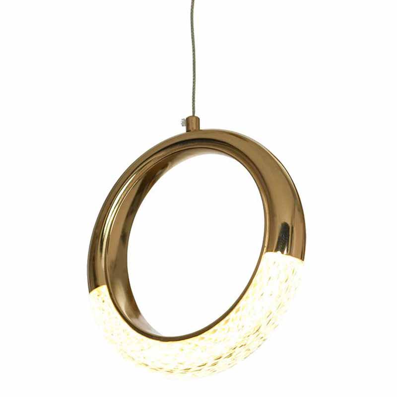 Подвесной светильник Jeziel Ring Hanging lamp Глянцевое золото в Воронеже | Loft Concept 